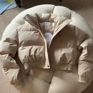 Brand New so nice princess Polly crop puffer set